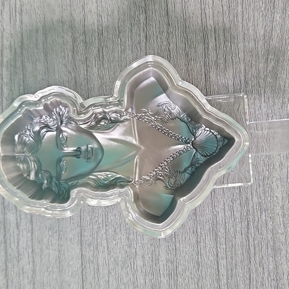 Silver Goddess Venus Or Mermaid Two Oz Silver New W Out Tags Korean 2024 - Picture 7 of 7